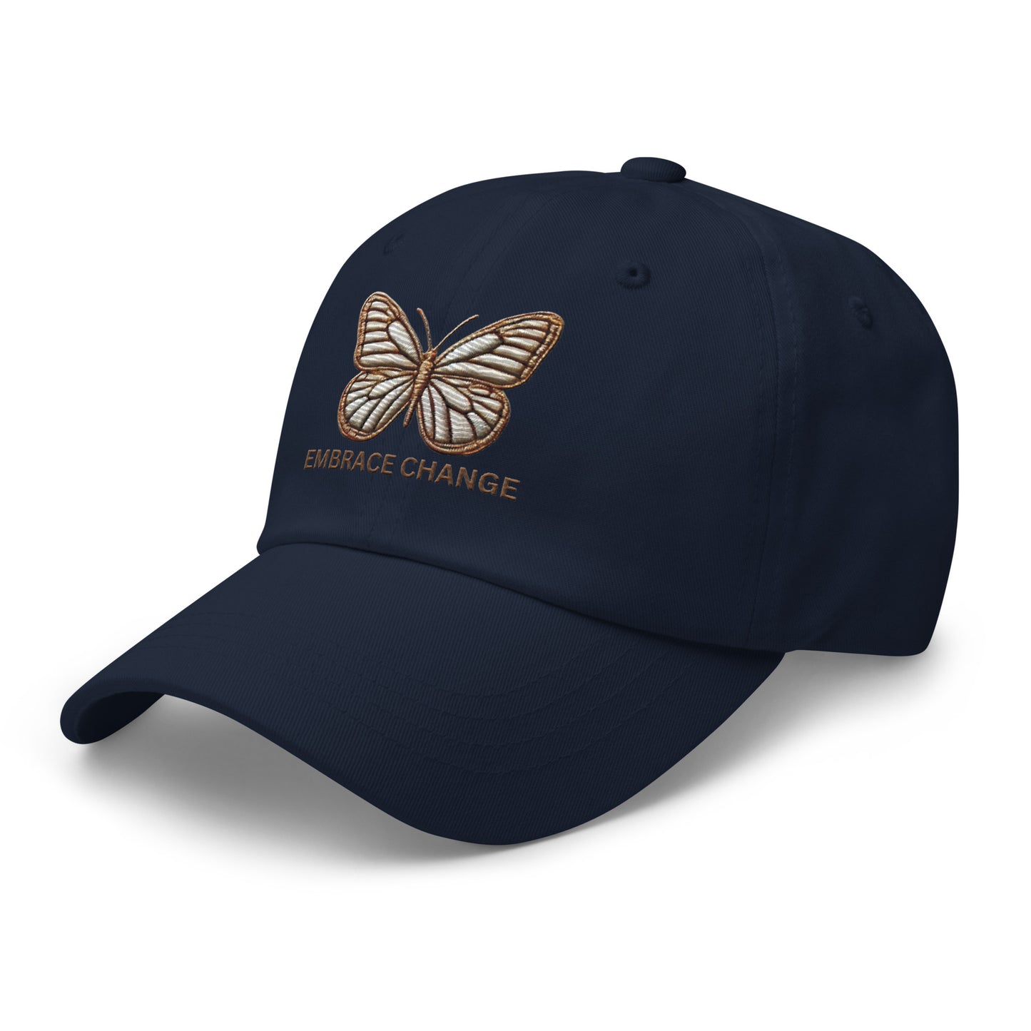 Embroidered 'Simplicity of the Beautiful Butterfly Embrace Change' Dad Hat – Stylish and Comfortable