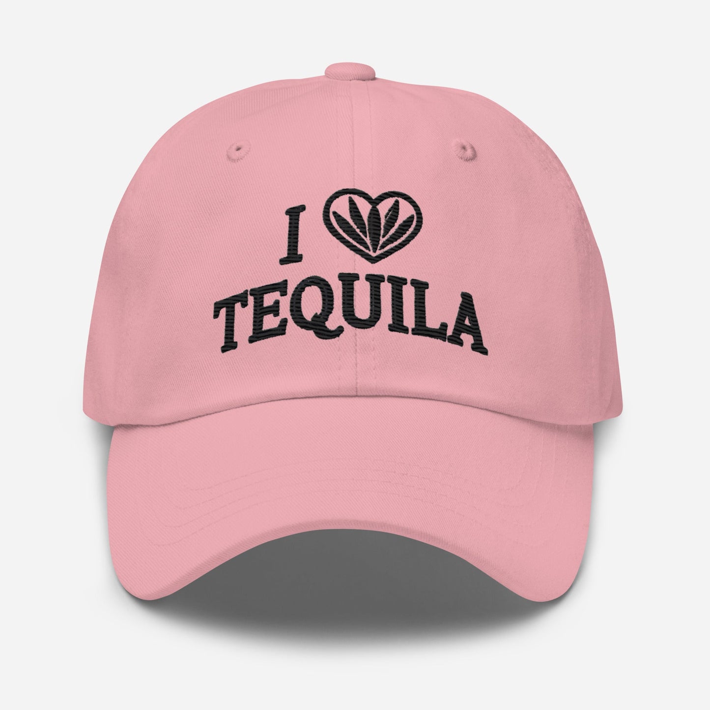 I Love Tequila Embroidered Dad Hat: Low-Profile, Adjustable & Comfortable Party Hat Great Gift Idea