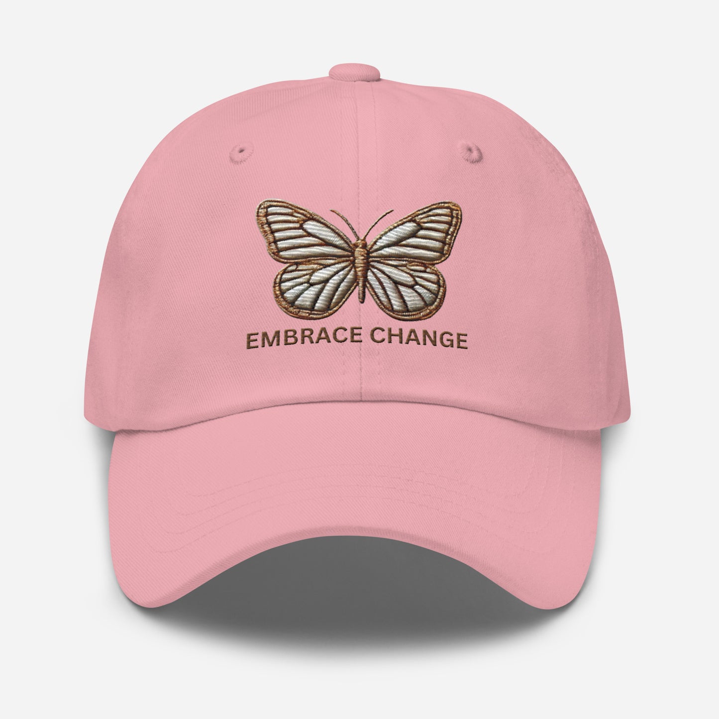 Embroidered 'Simplicity of the Beautiful Butterfly Embrace Change' Dad Hat – Stylish and Comfortable