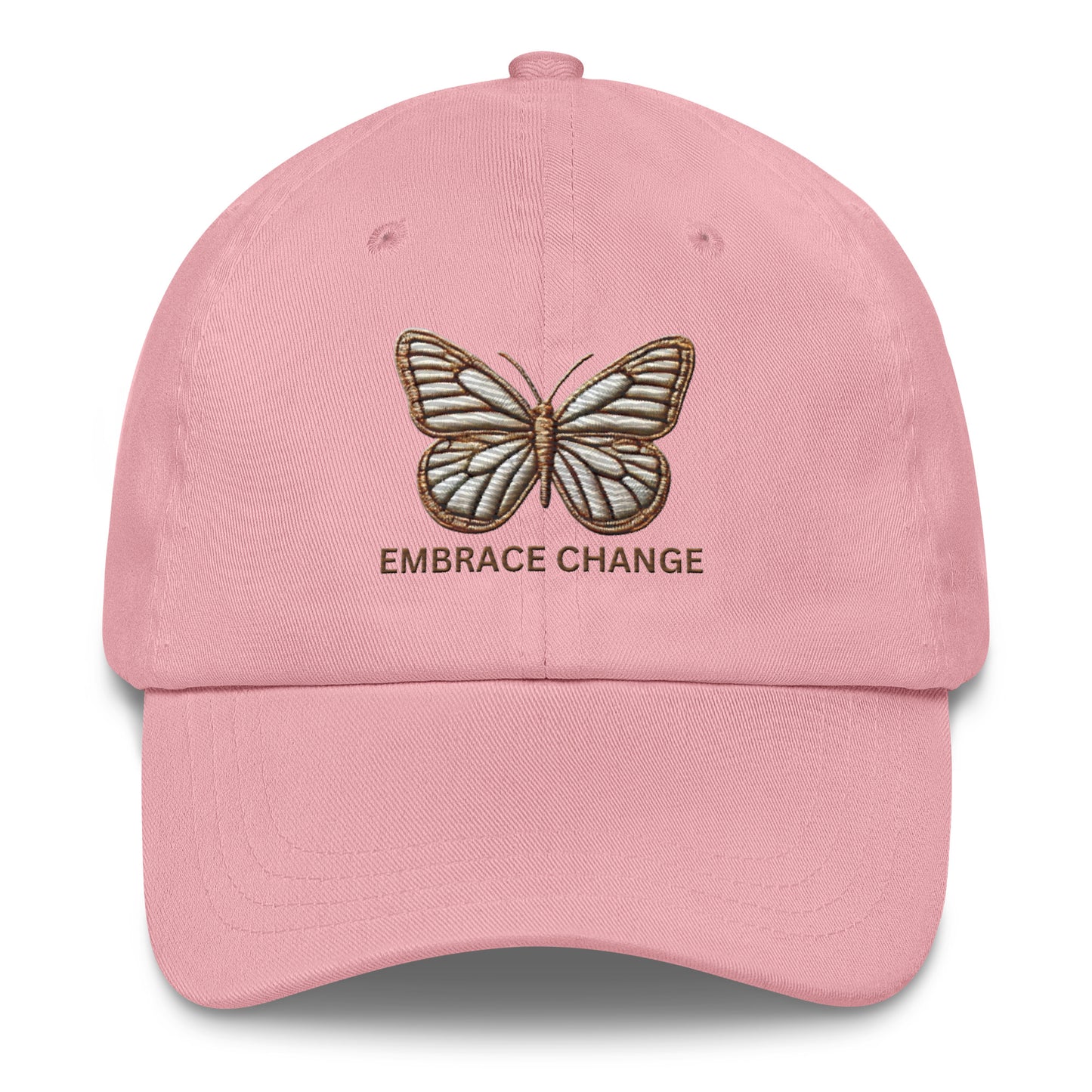 Embroidered 'Simplicity of the Beautiful Butterfly Embrace Change' Dad Hat – Stylish and Comfortable