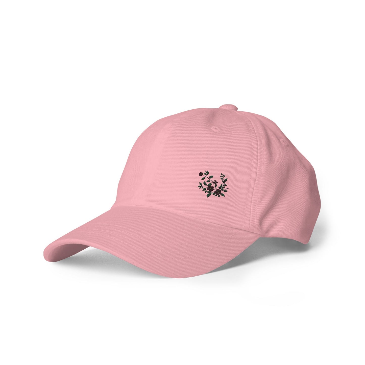 Flower Vine Embroidered Dad Hat