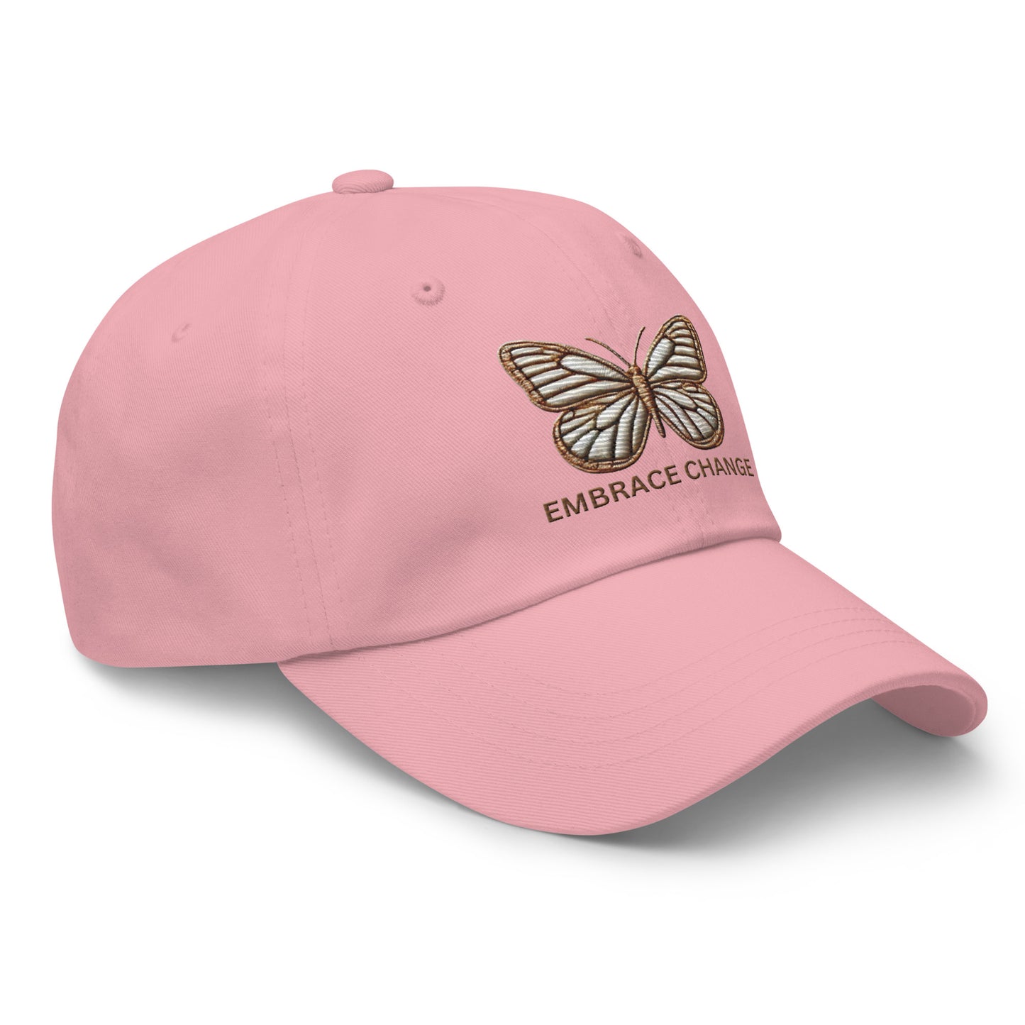 Embroidered 'Simplicity of the Beautiful Butterfly Embrace Change' Dad Hat – Stylish and Comfortable