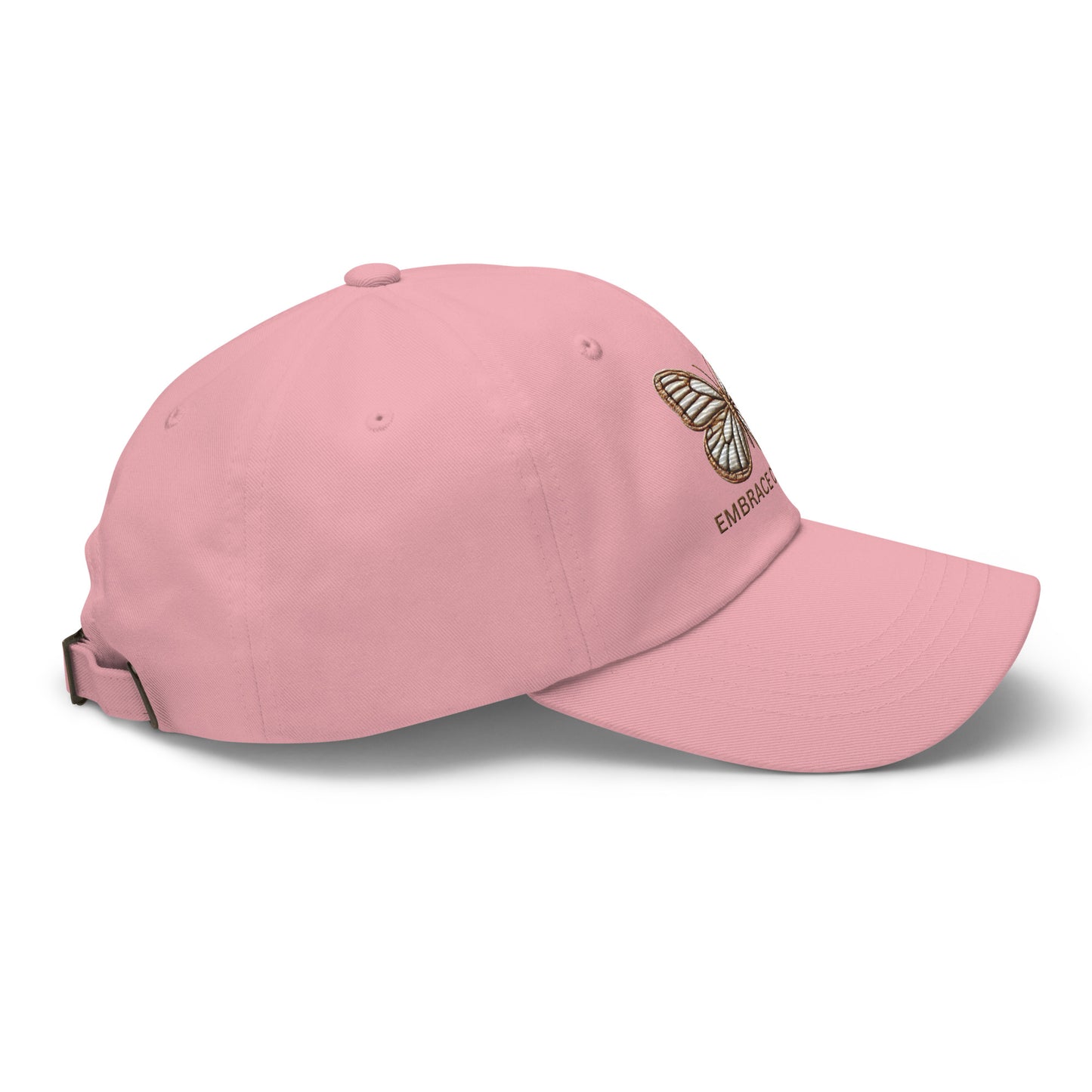 Embroidered 'Simplicity of the Beautiful Butterfly Embrace Change' Dad Hat – Stylish and Comfortable