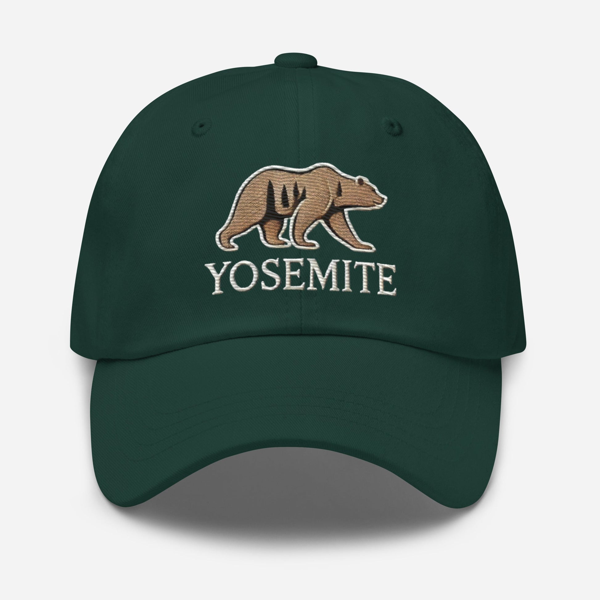 Embroidered Yosemite Wildlife Bear Dad Hat