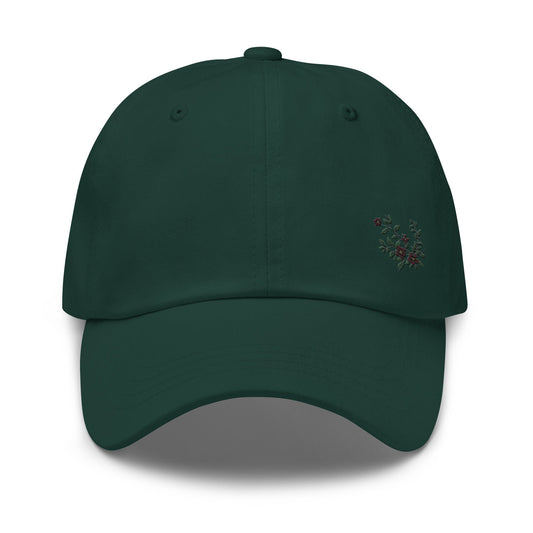 Flower Vine Embroidered Dad Hat