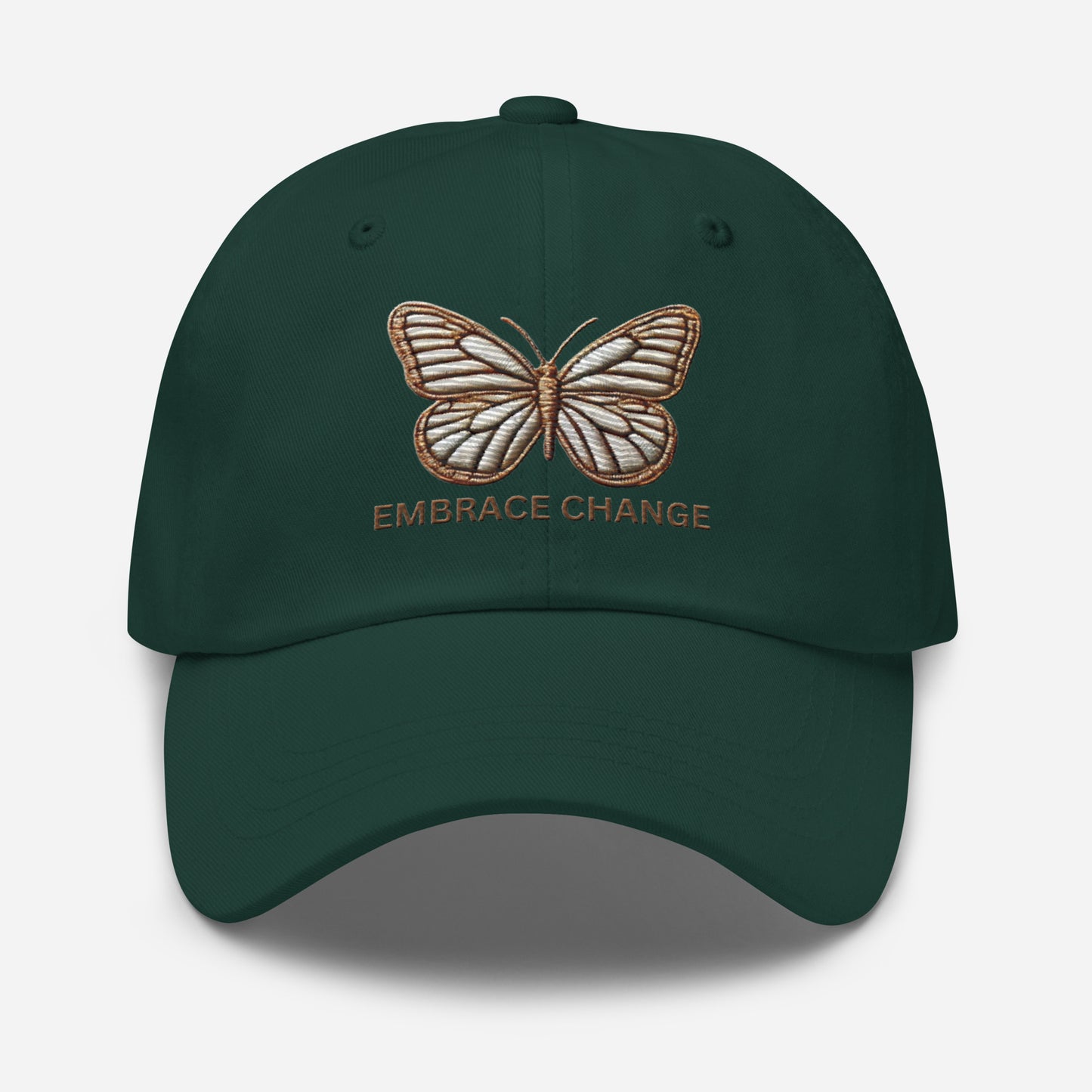 Embroidered 'Simplicity of the Beautiful Butterfly Embrace Change' Dad Hat – Stylish and Comfortable