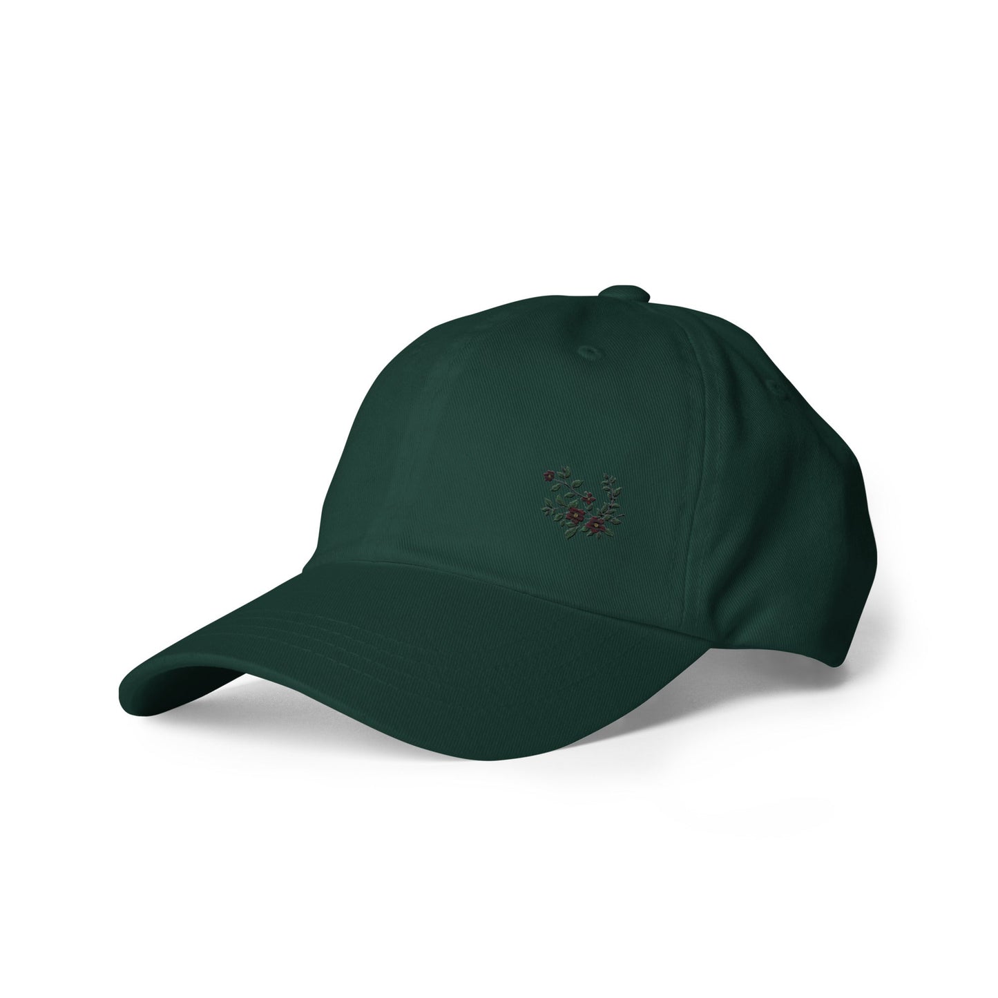 Flower Vine Embroidered Dad Hat