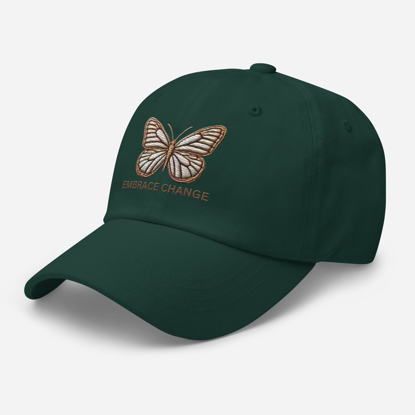 Embroidered 'Simplicity of the Beautiful Butterfly Embrace Change' Dad Hat – Stylish and Comfortable