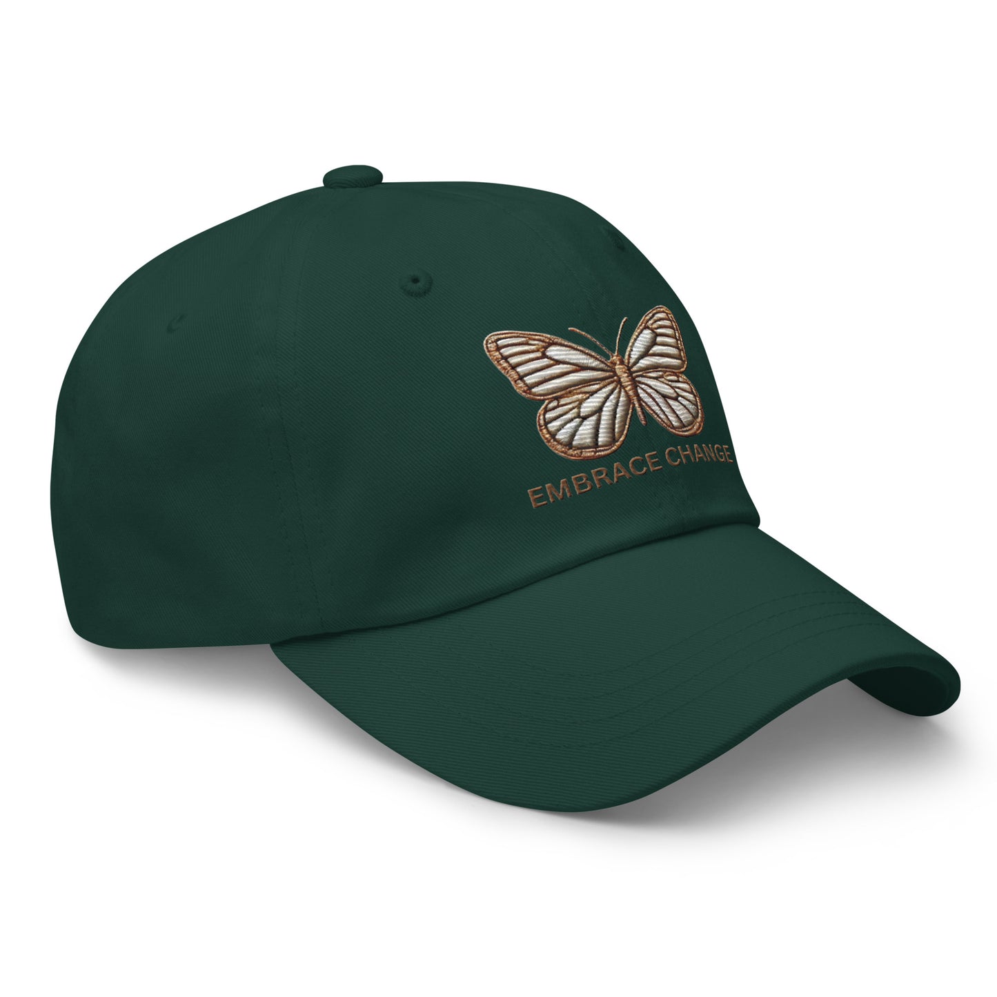 Embroidered 'Simplicity of the Beautiful Butterfly Embrace Change' Dad Hat – Stylish and Comfortable