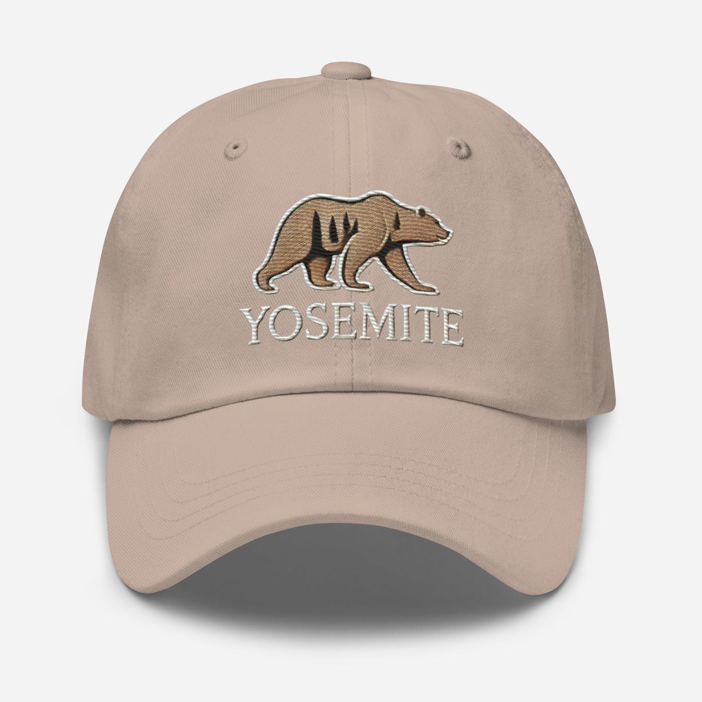 Embroidered Yosemite Wildlife Bear Dad Hat