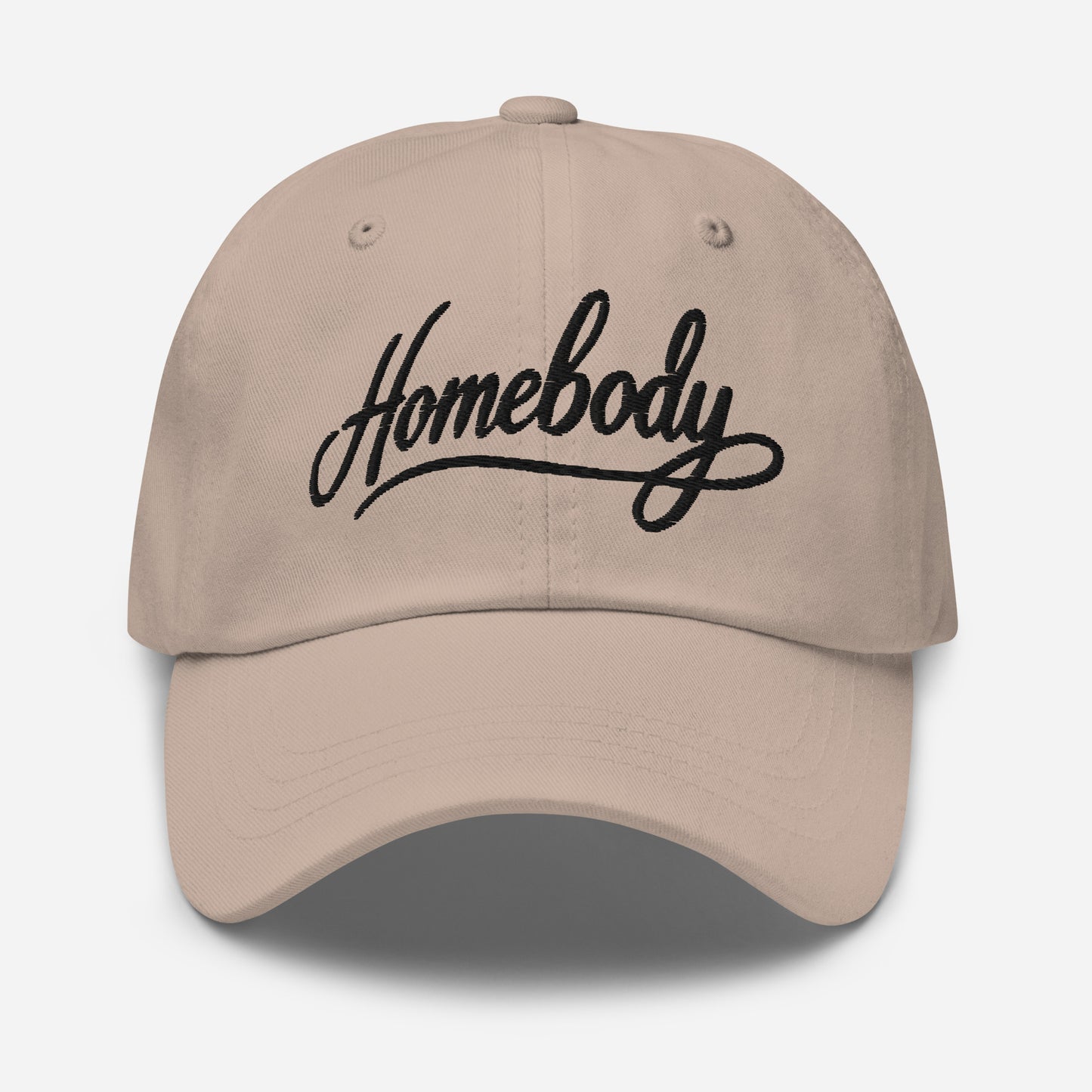 Embroidered 'Homebody' Dad Hat – Adjustable Low Profile Cap