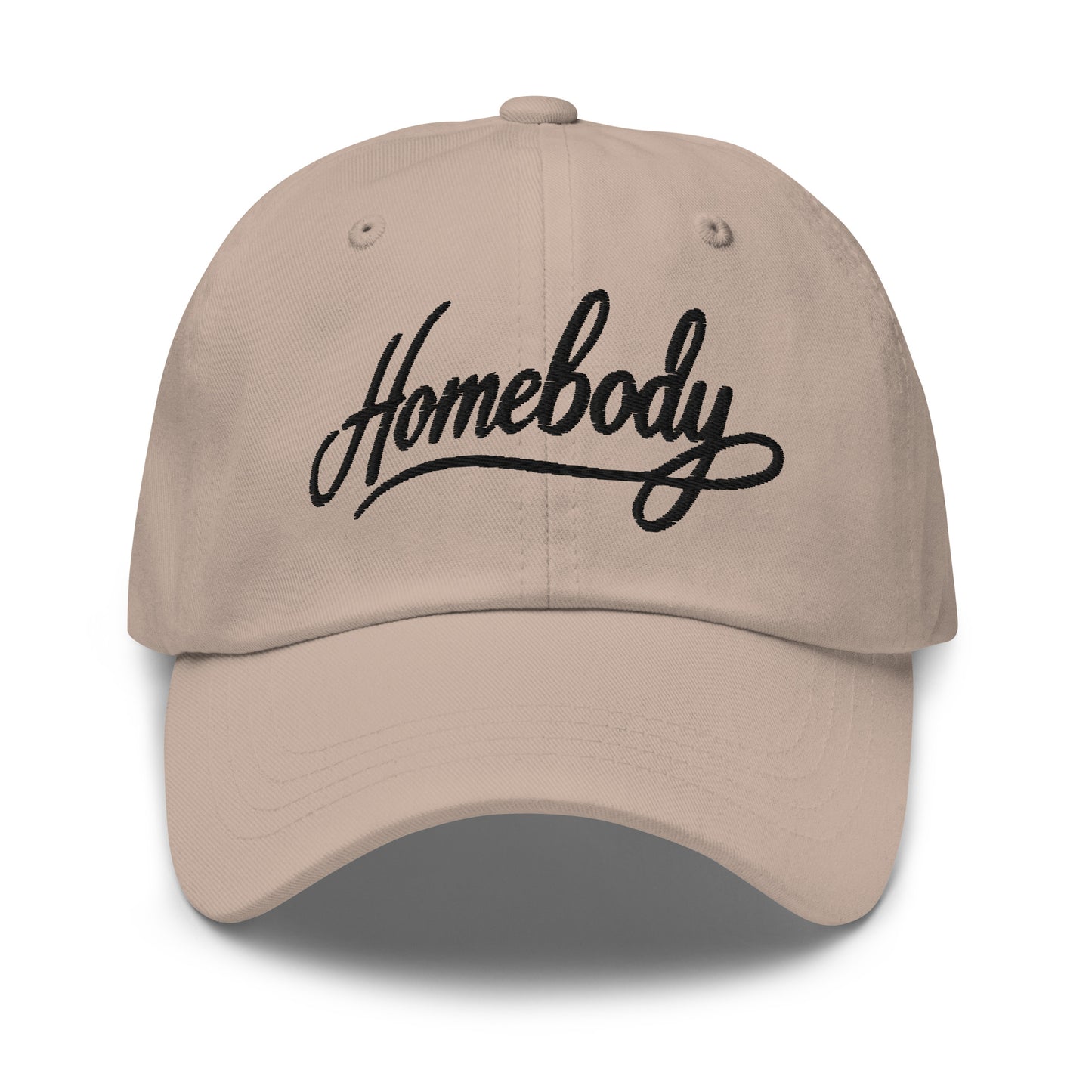 Embroidered 'Homebody' Dad Hat – Adjustable Low Profile Cap