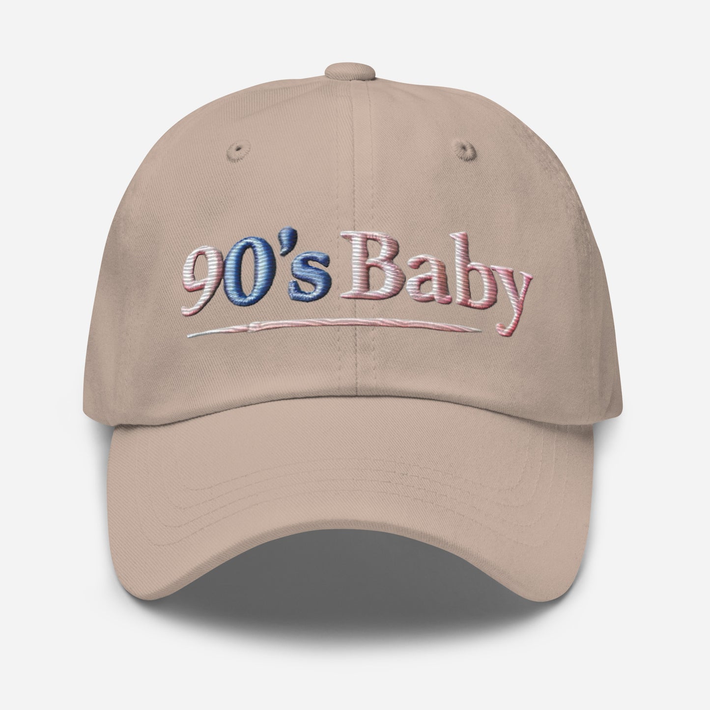 Embroidered 90's Baby' Dad Hat – Adjustable Low Profile Cap 90's Hat