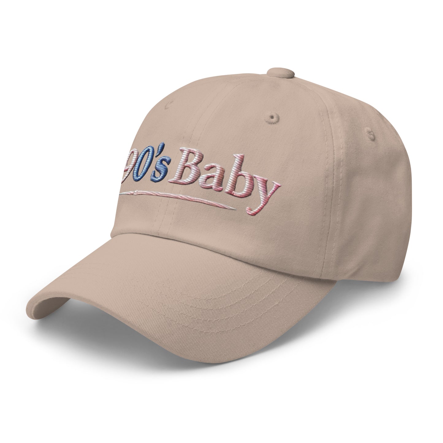 Embroidered 90's Baby' Dad Hat – Adjustable Low Profile Cap 90's Hat