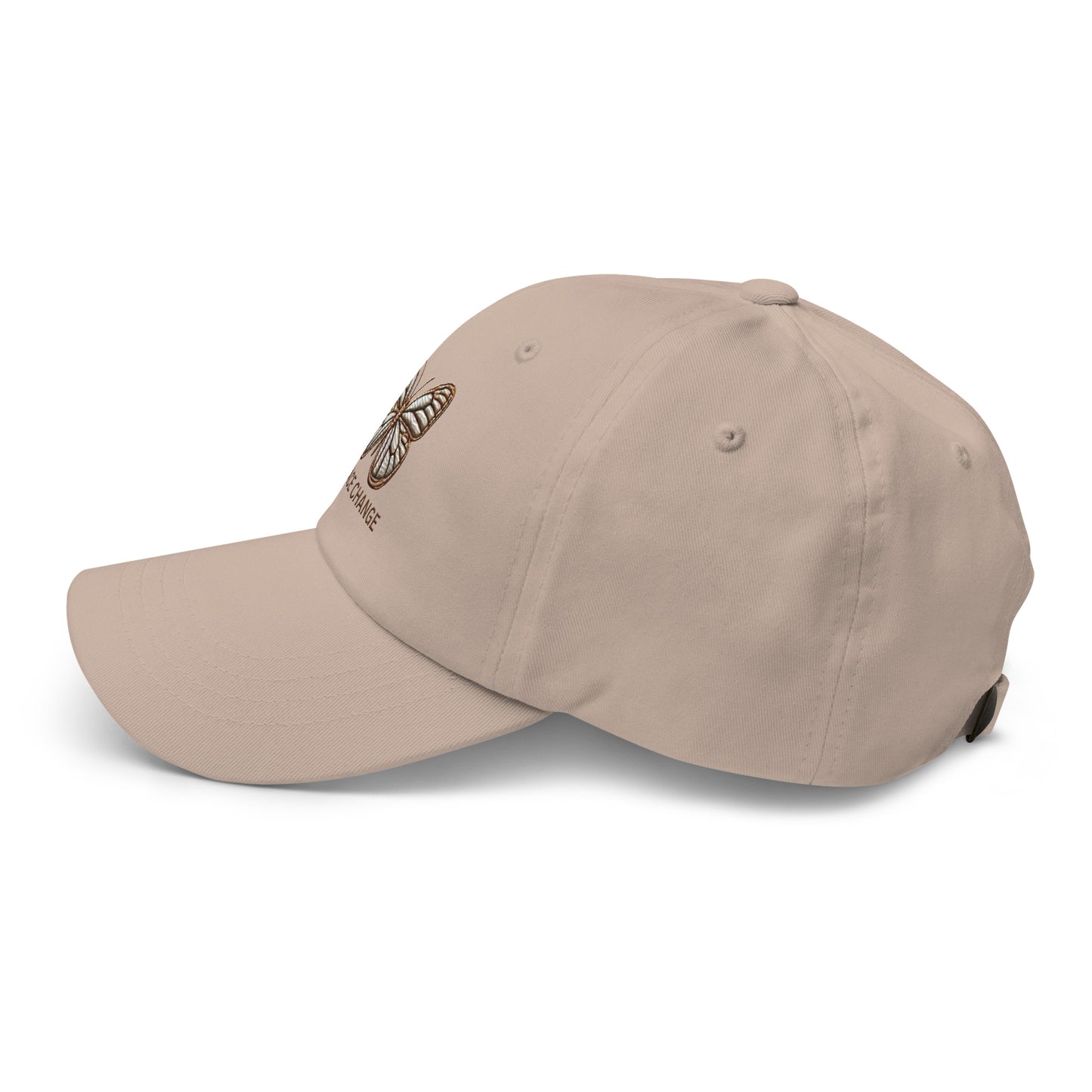 Embroidered 'Simplicity of the Beautiful Butterfly Embrace Change' Dad Hat – Stylish and Comfortable