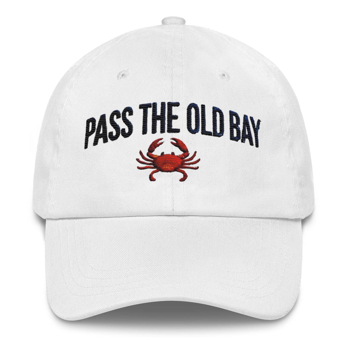 Old Bay Embroidered Dad Hat - Low Profile, Adjustable Strap, Comfortable Fit Great Gift Maryland Chesapeake Bay