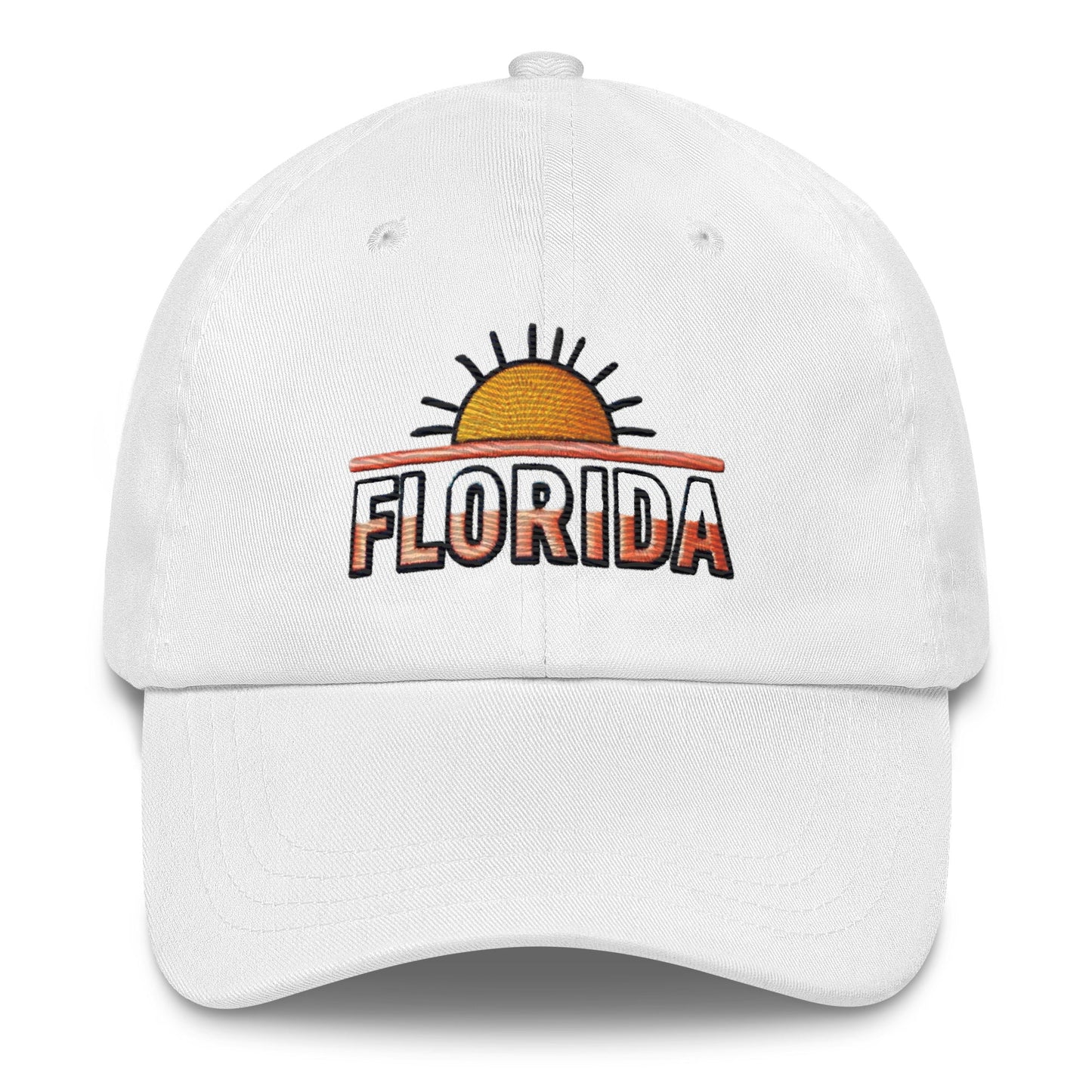 The Sunshine State Florida Dad Hat: Low-Profile, Embroidered, Adjustable Strap Vacation Hat Great Gift Idea