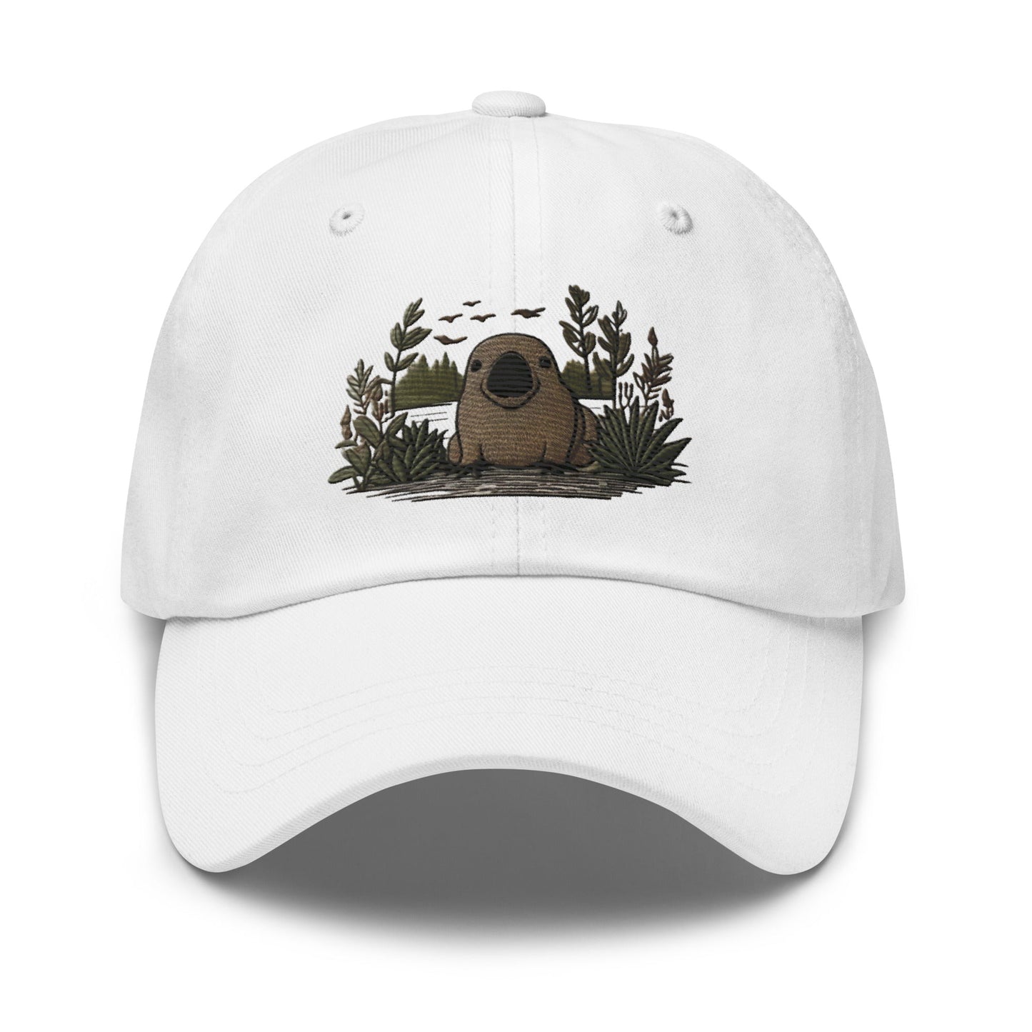 Embroidered Playful Australian Platypus Unique Style Accessory Great Gift Idea Outdoor Adventure Dad hat