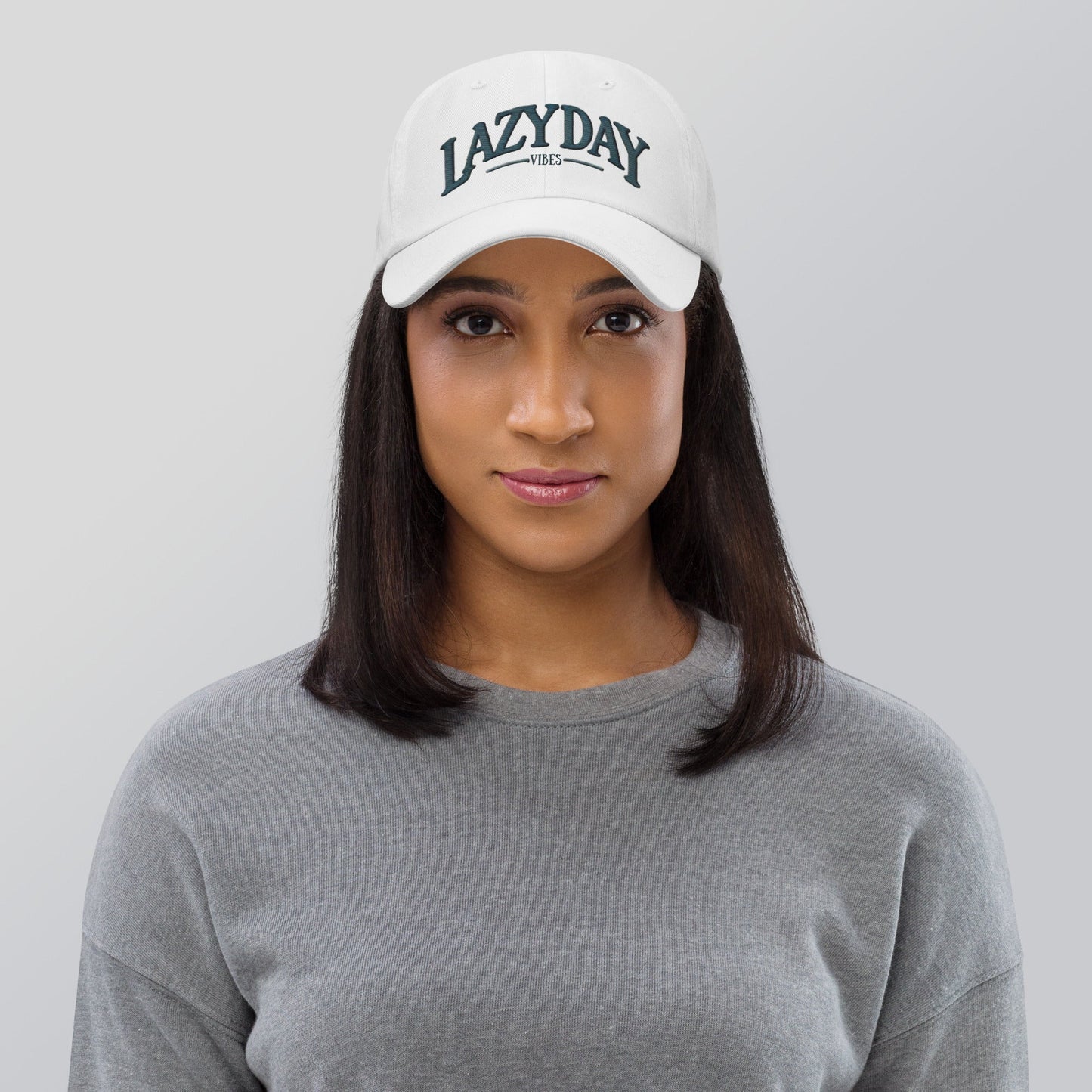 Lazy Day Vibes Embroidered Dad Hat