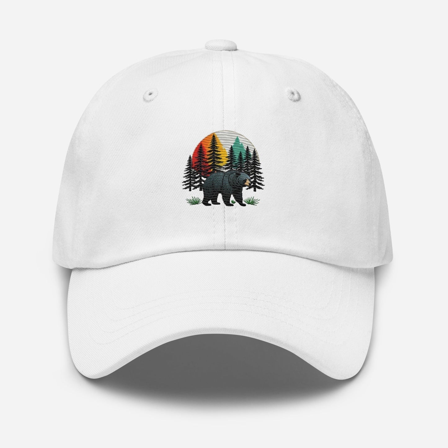 forest guardian black bear dad hat