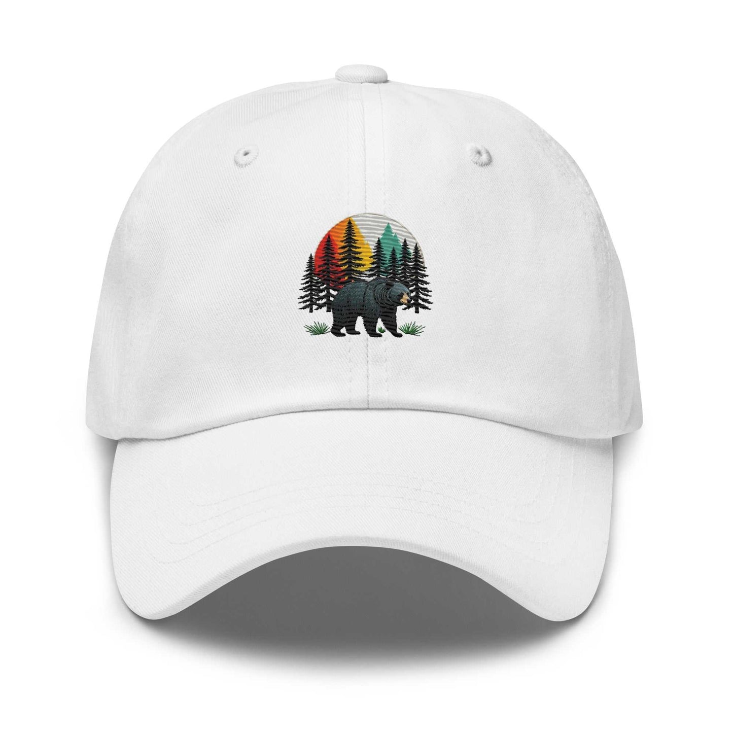 forest guardian black bear dad hat