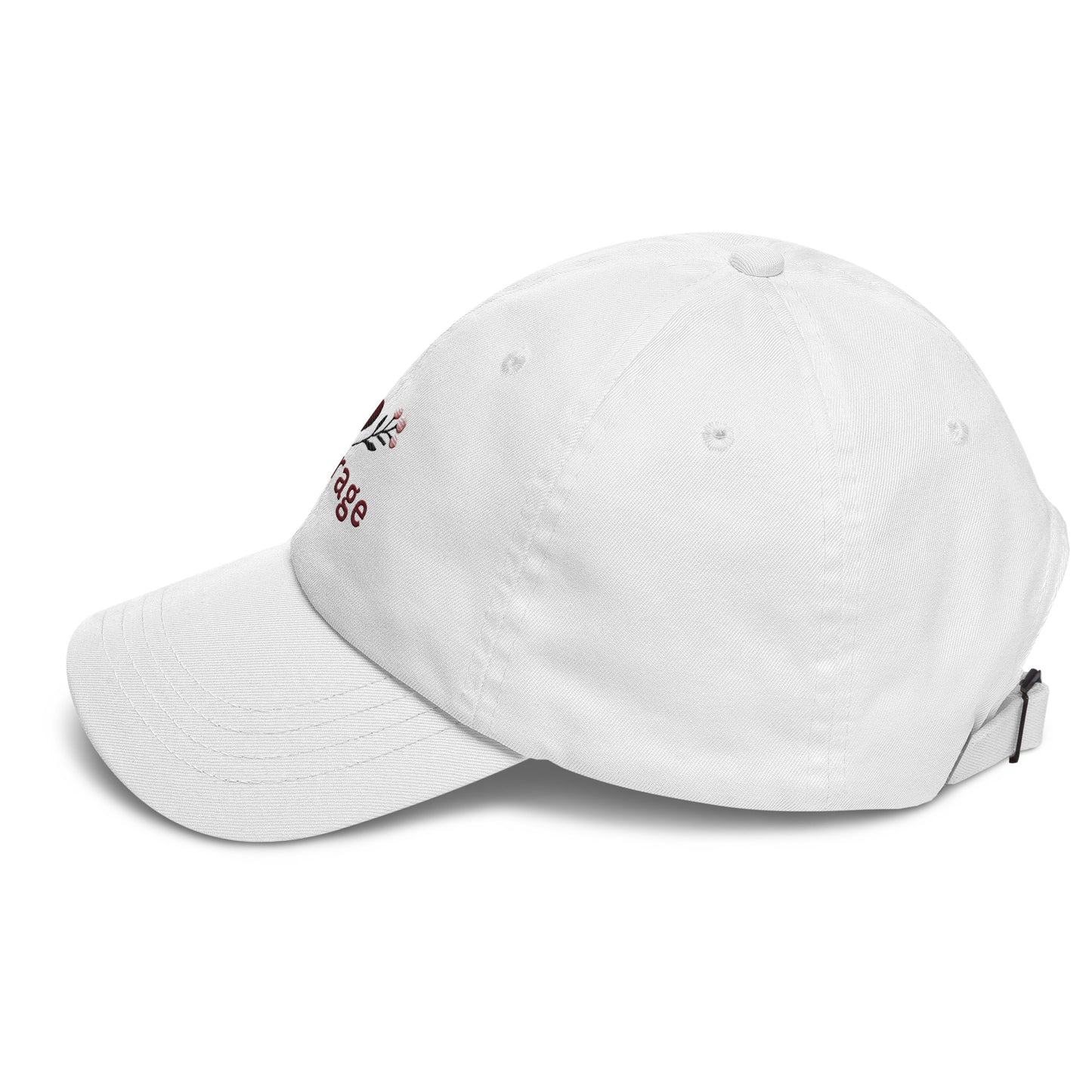 Embroidered 'Courage' Dad Hat – Adjustable Low Profile Empower Uplifting Hat