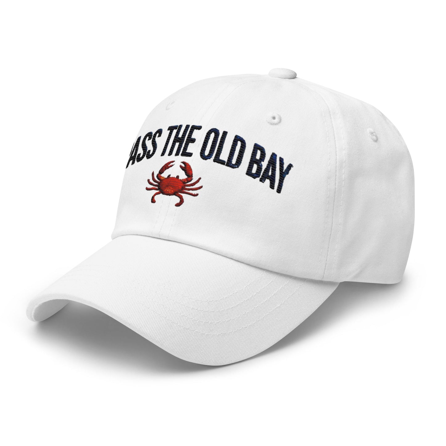 Old Bay Embroidered Dad Hat - Low Profile, Adjustable Strap, Comfortable Fit Great Gift Maryland Chesapeake Bay