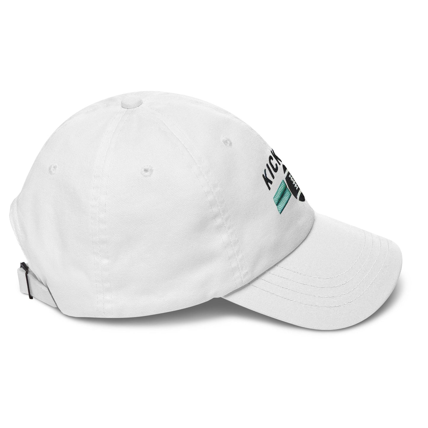 Embroidered "Football Kickoff" Dad Hat – Low Profile, Adjustable Strap & Curved Visor