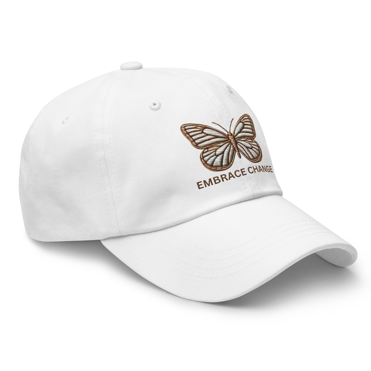 Embroidered 'Simplicity of the Beautiful Butterfly Embrace Change' Dad Hat – Stylish and Comfortable