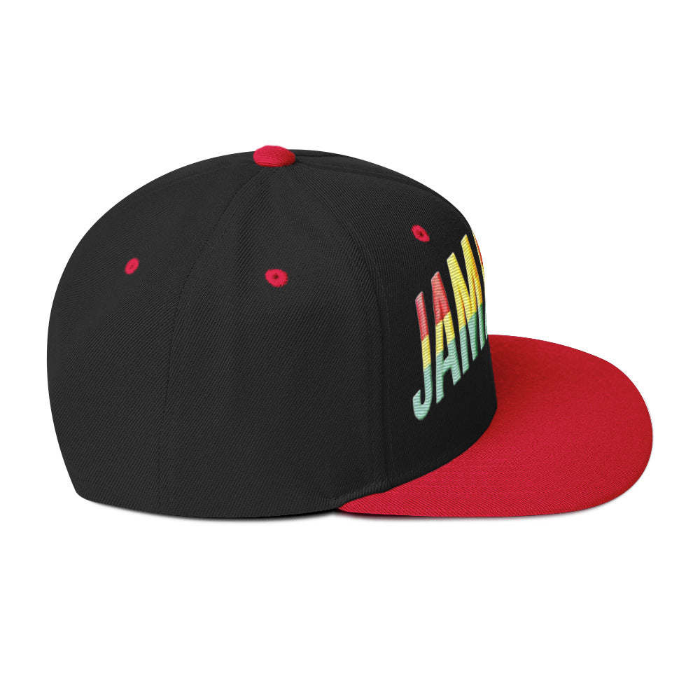 Embroidered 'Jamaica Party Celebration' Snapback Hat – Adjustable Classic Fit