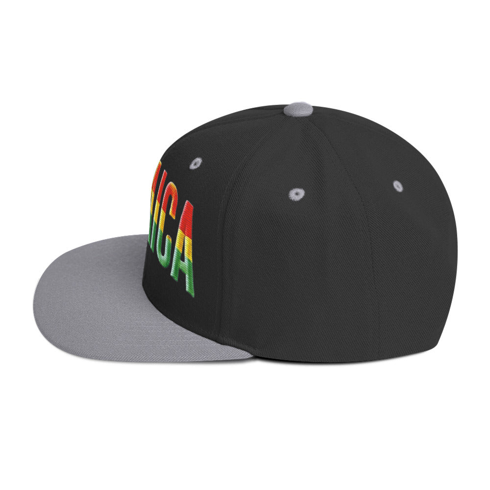 Embroidered 'Jamaica Party Celebration' Snapback Hat – Adjustable Classic Fit