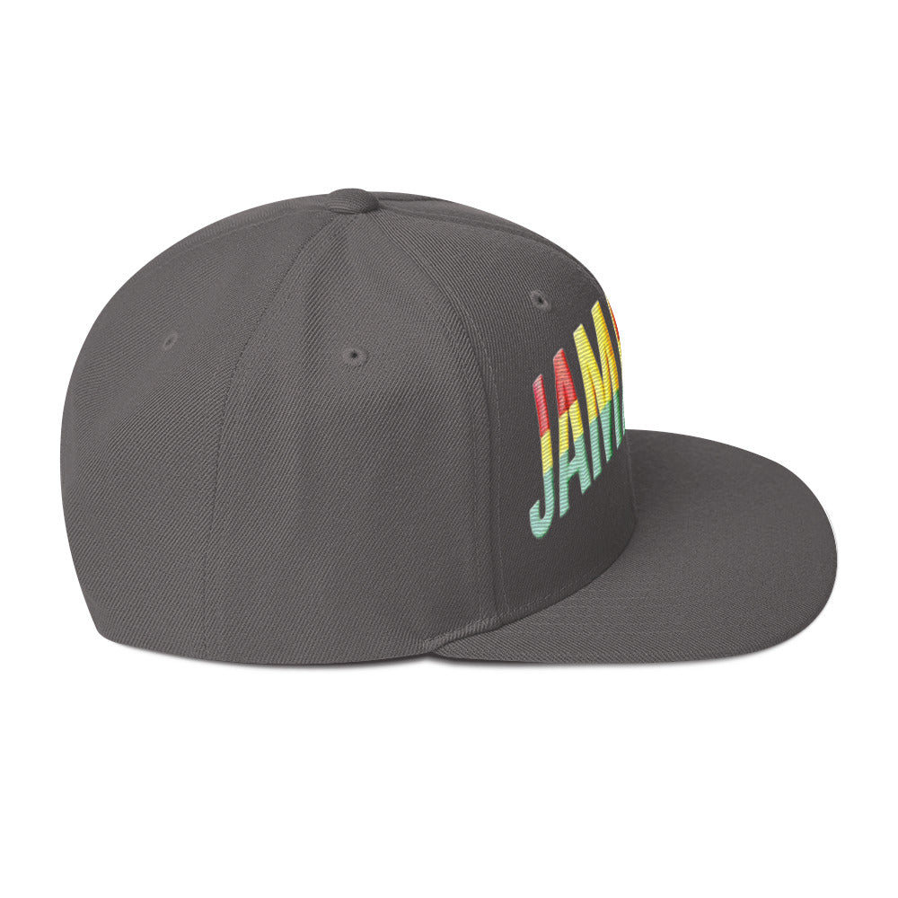 Embroidered 'Jamaica Party Celebration' Snapback Hat – Adjustable Classic Fit