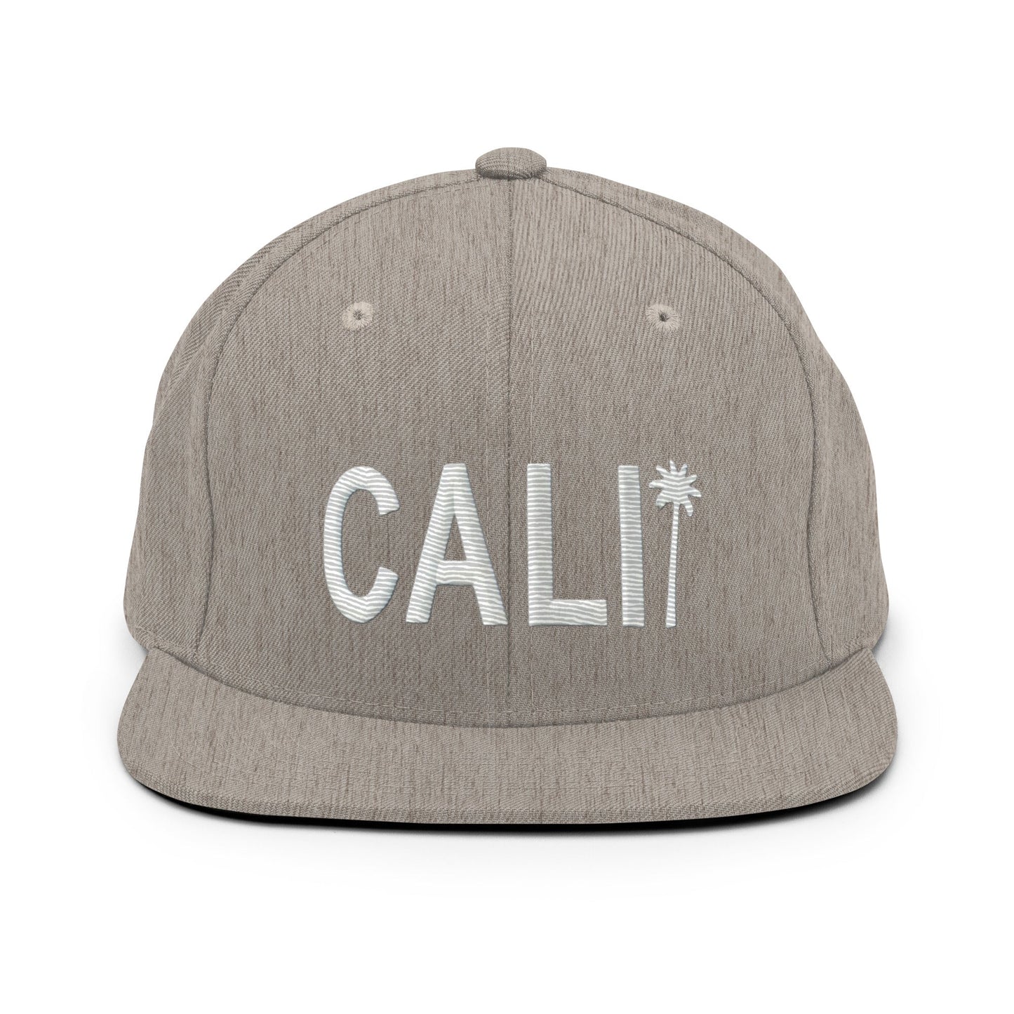 Cali Embroidered California Trucker Cap. Classic Fit Flat Brim