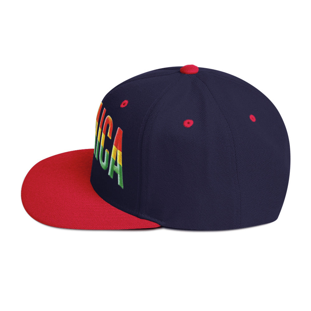 Embroidered 'Jamaica Party Celebration' Snapback Hat – Adjustable Classic Fit