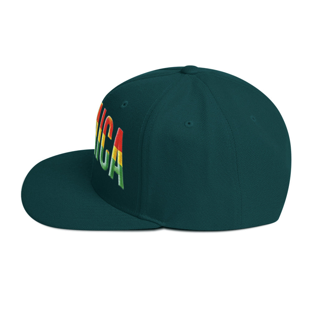 Embroidered 'Jamaica Party Celebration' Snapback Hat – Adjustable Classic Fit