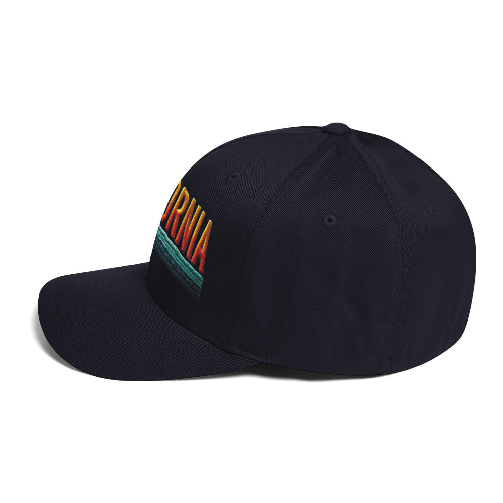 California Embroidered Structured Twill Cap