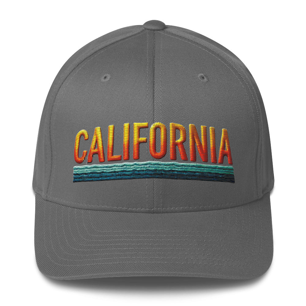 California Embroidered Structured Twill Cap