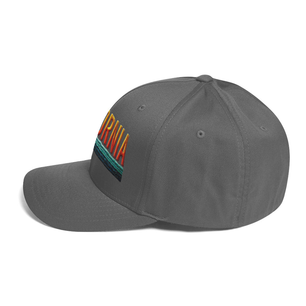 California Embroidered Structured Twill Cap