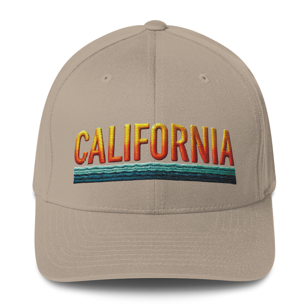 California Embroidered Structured Twill Cap