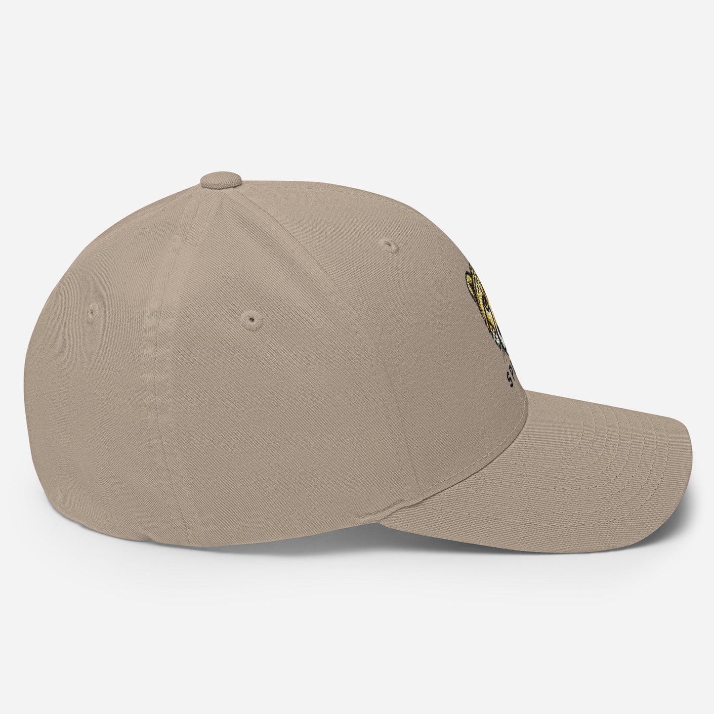 Cheetah Embroidered Wildlife  Structured Twill Cap