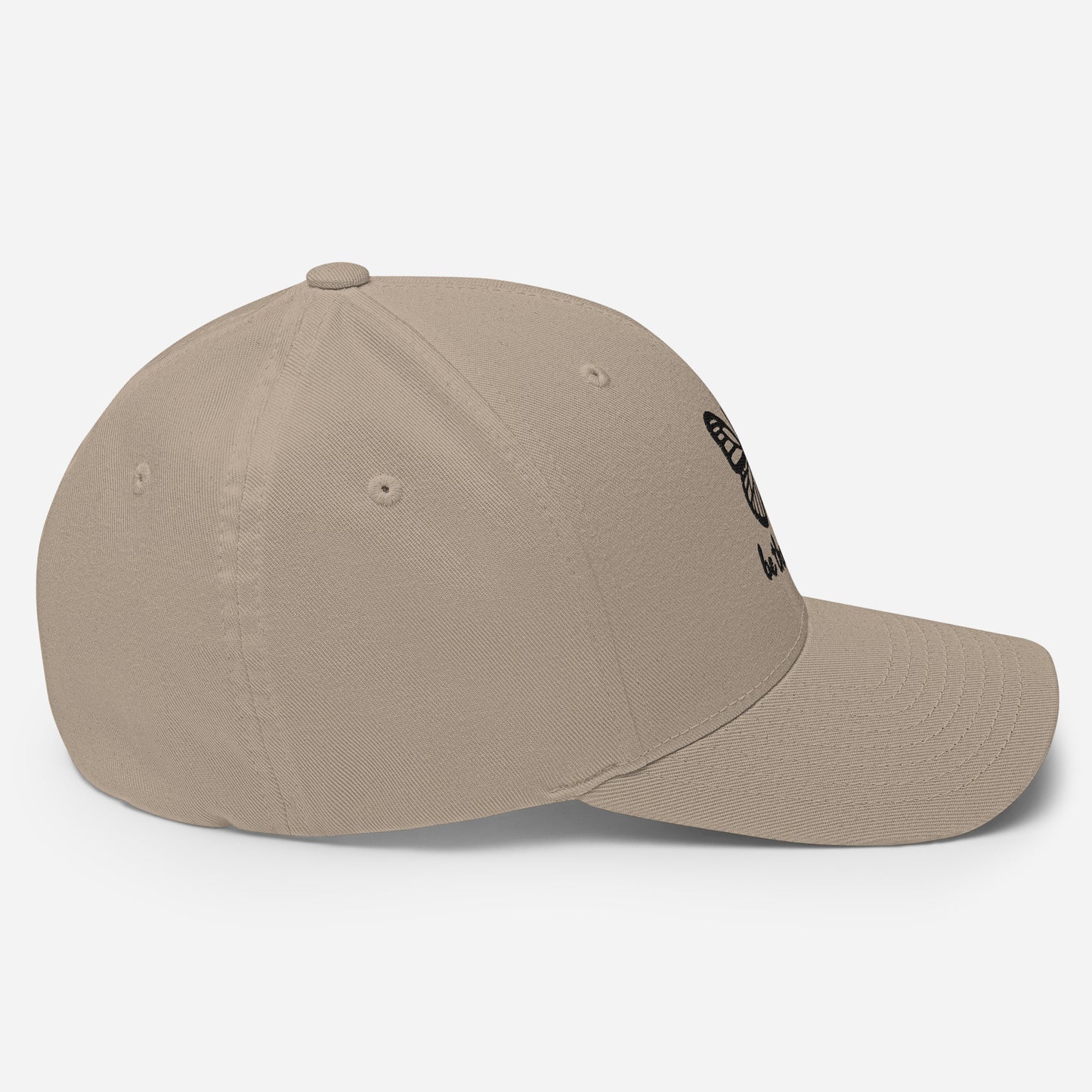 Embroidered 'Be The Change' Butterfly Graphic Twill Cap – Comfortable and Stylish