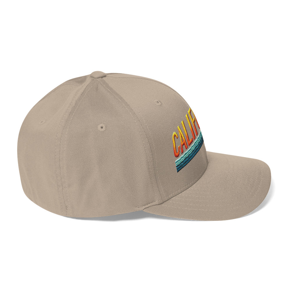 California Embroidered Structured Twill Cap