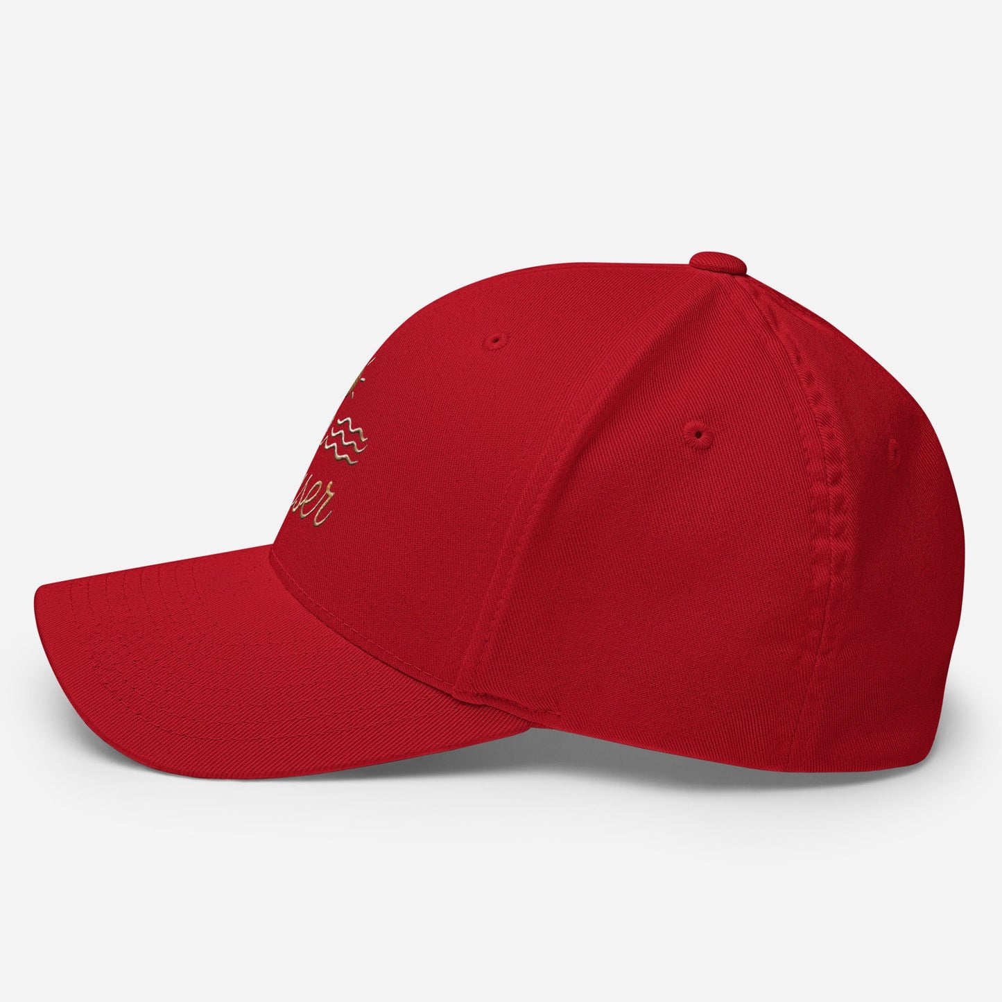 Sunchaser Embroidered Structured Twill Cap. Stretch Fit Athletic Hat