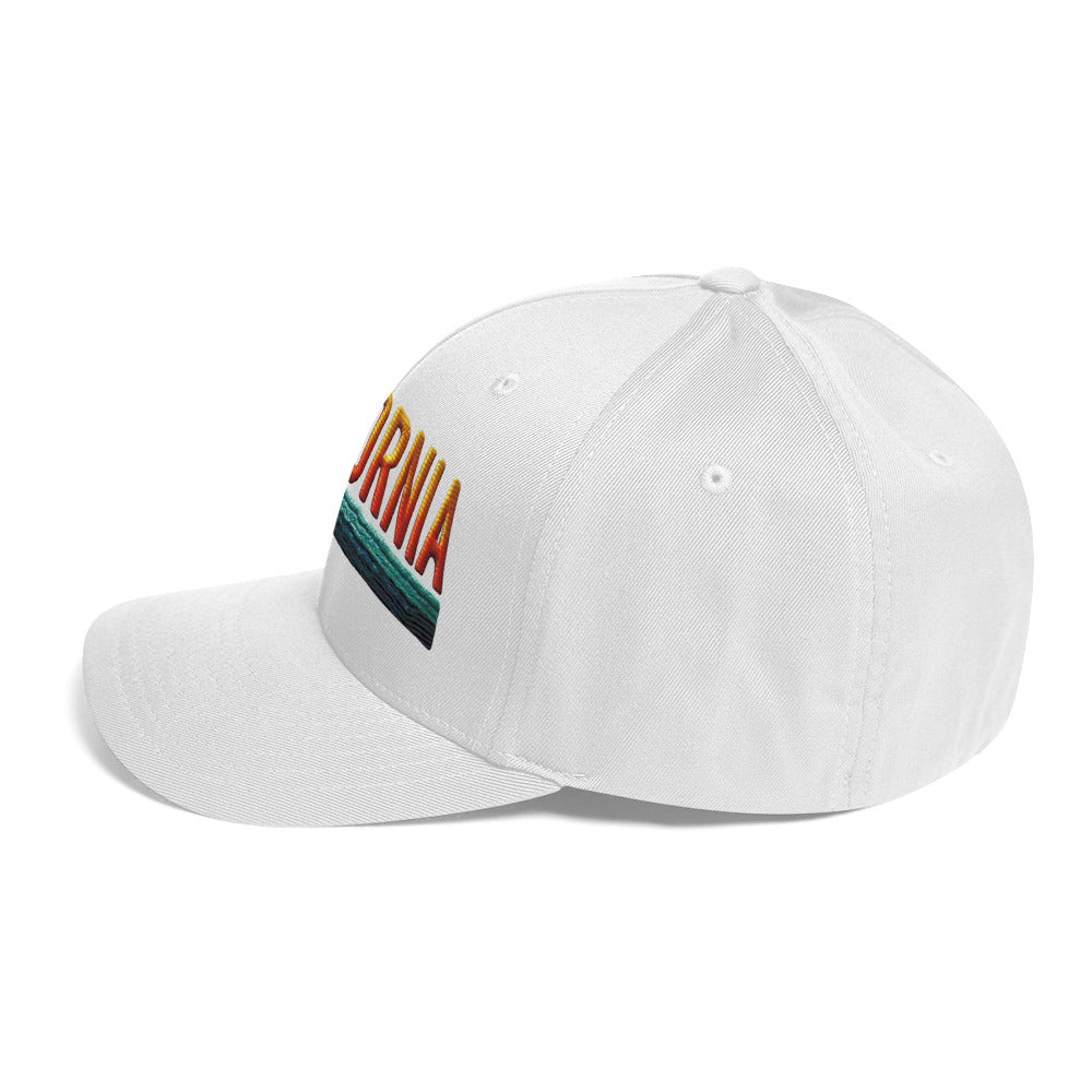 California Embroidered Structured Twill Cap