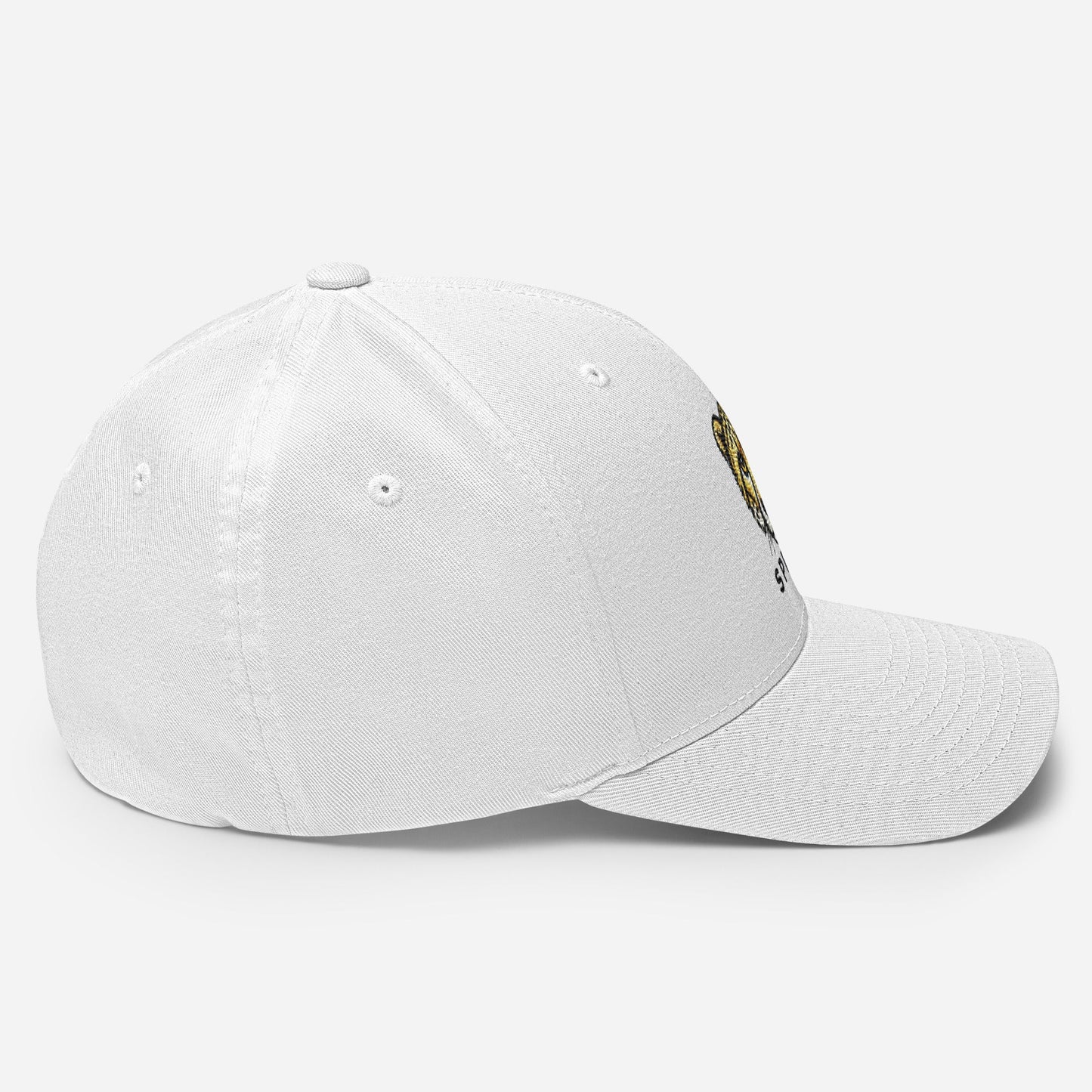 Cheetah Embroidered Wildlife  Structured Twill Cap