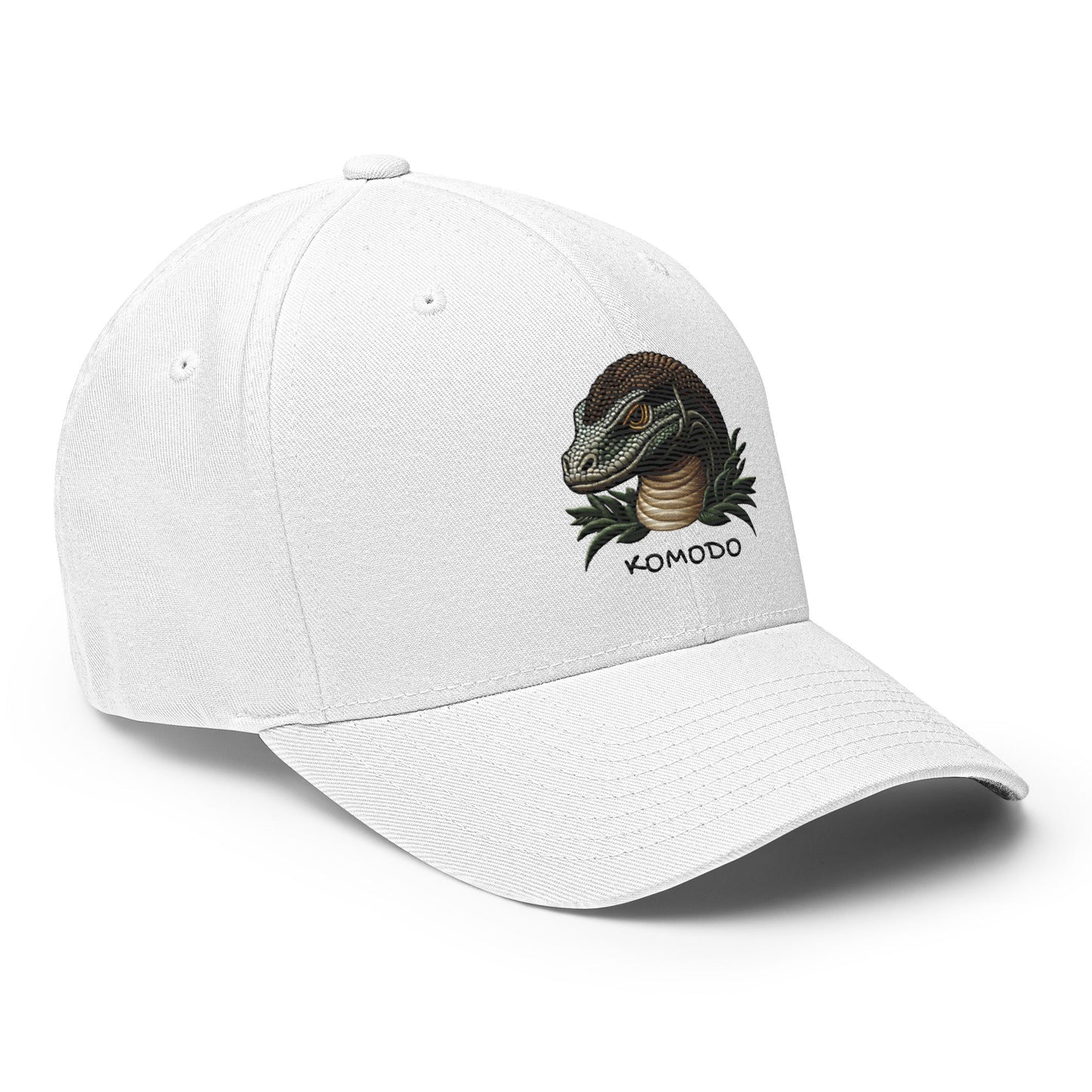 Komodo Dragon  Structured Twill Cap Stretch Fit Athletic Hat