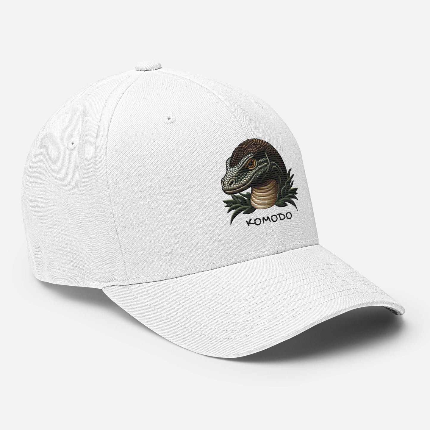 Komodo Dragon  Structured Twill Cap Stretch Fit Athletic Hat