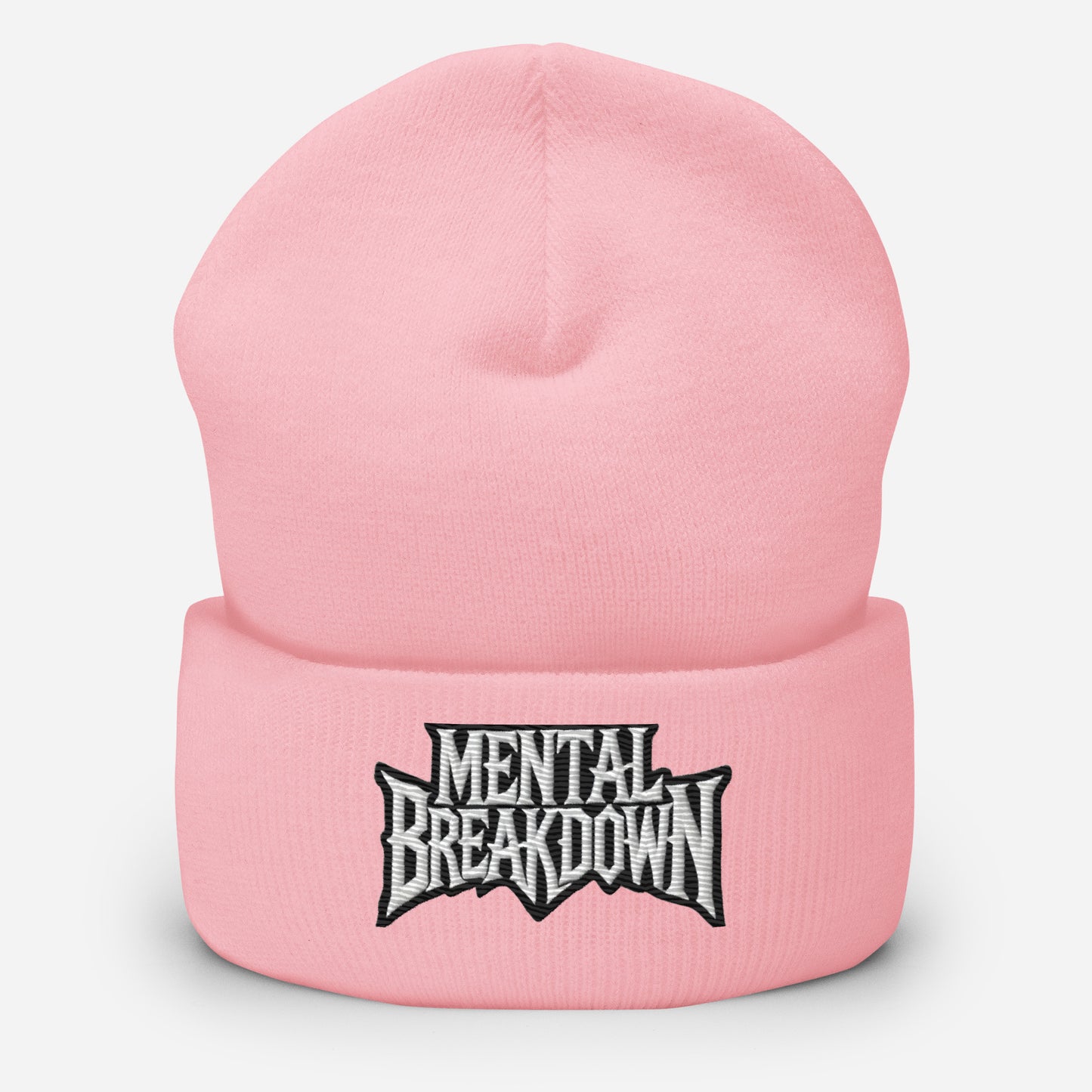 Embroidered Mental Breakdown Cuffed Beanie – Your Go-To Accessory for Cozy Comfort and Self-Expression!