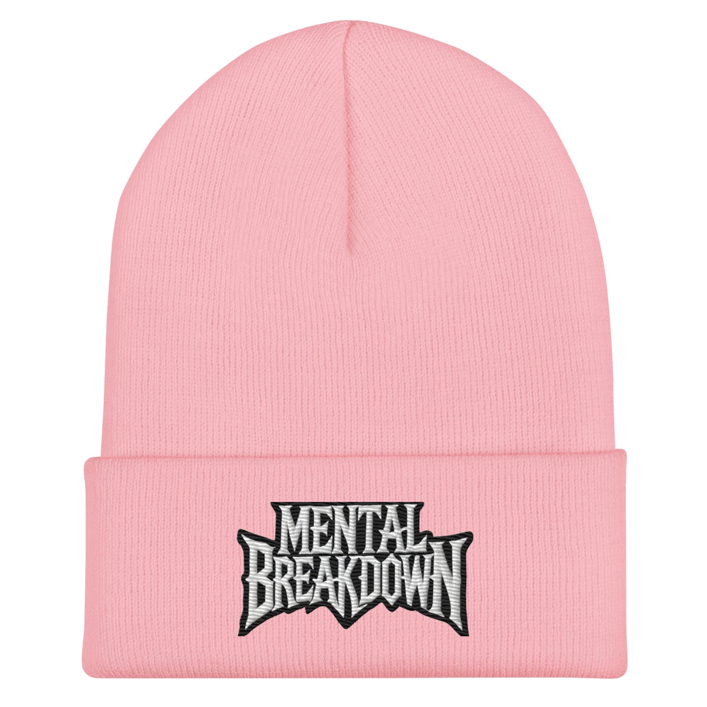 Embroidered Mental Breakdown Cuffed Beanie – Your Go-To Accessory for Cozy Comfort and Self-Expression!