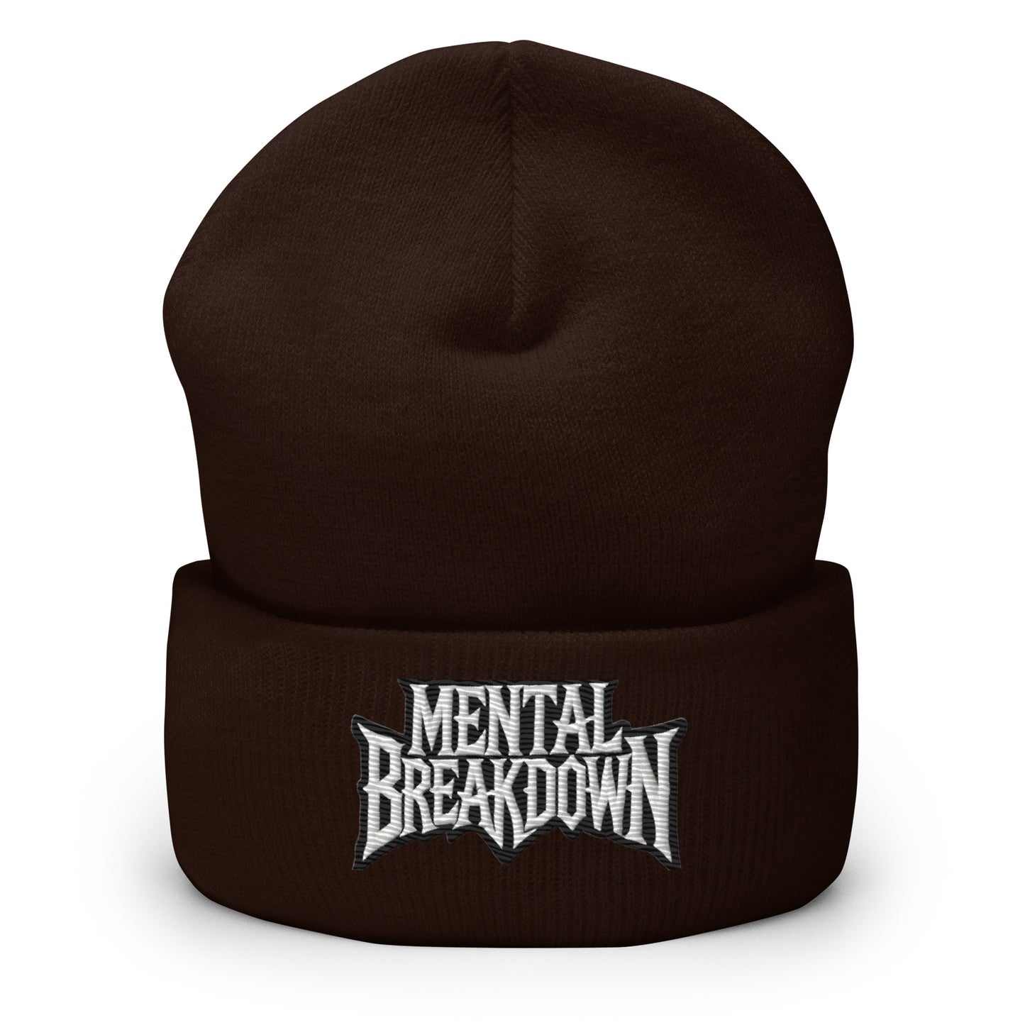 Embroidered Mental Breakdown Cuffed Beanie – Your Go-To Accessory for Cozy Comfort and Self-Expression!